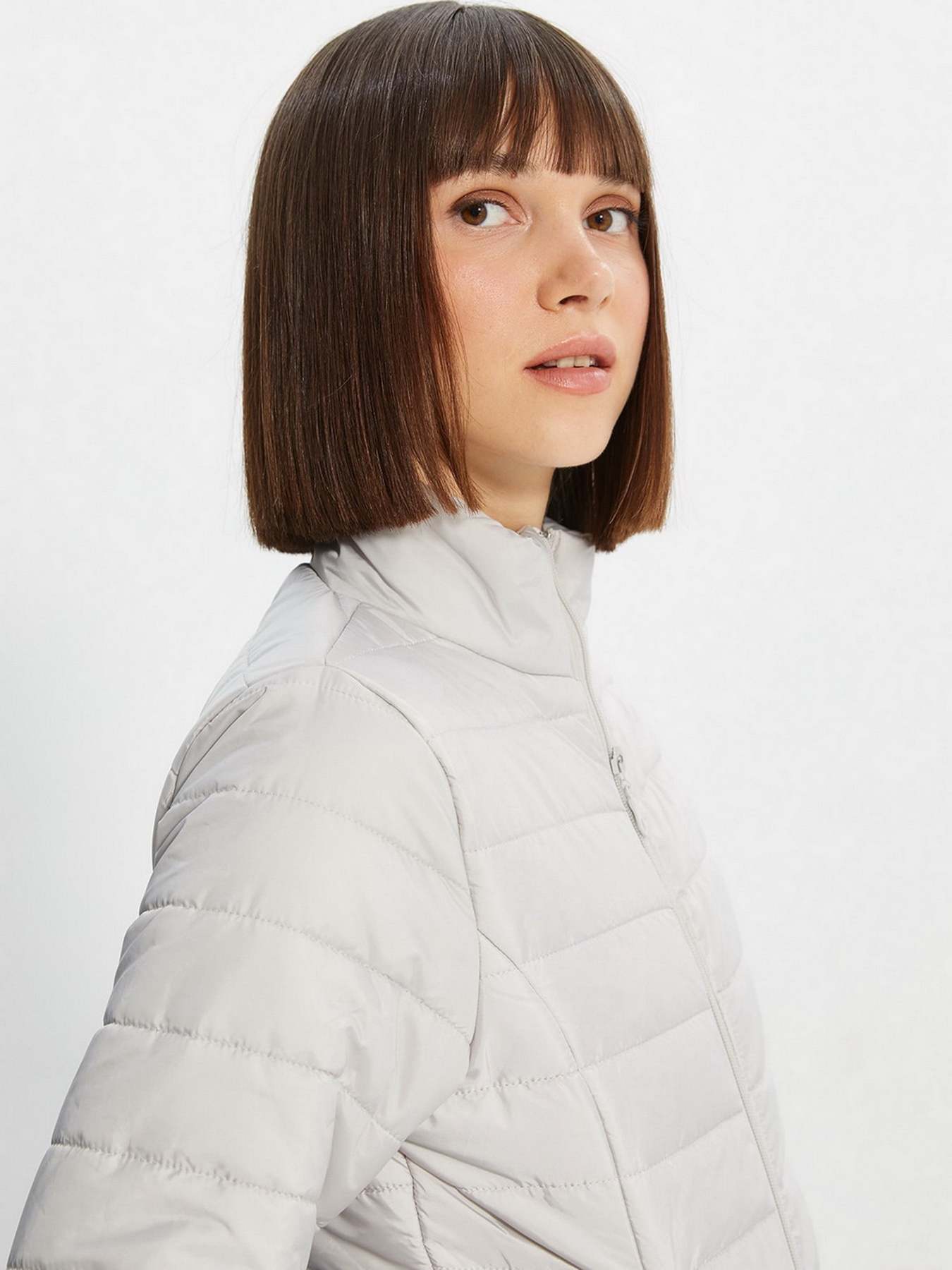 Куртки и дубленки Trendyol модель TWOAW22MO0101/Gri Куртки и дубленки Trendyol модель TWOAW22MO0101/Gri Фото