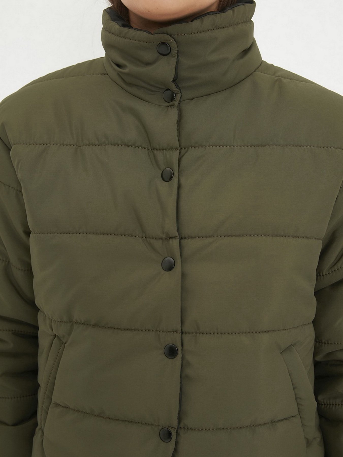 Куртки та дублянки Trendyol модель TWOAW22MO0575/Haki Куртки та дублянки Trendyol модель TWOAW22MO0575/Haki Фото