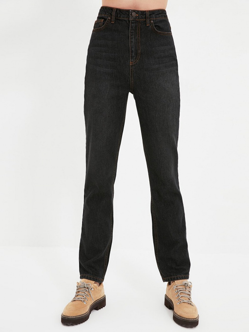 Джинсы Trendyol Bootcut модель TWOAW22JE0643/Siyah Фото