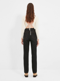 Джинсы Trendyol Bootcut модель TWOAW22JE0643/Siyah Фото