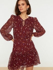 Платья Trendyol модель TWOSS22EL0124/Bordo Фото