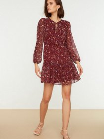 Платья Trendyol модель TWOSS22EL0124/Bordo Фото