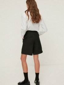 Шорты Trendyol модель TWOSS22SR0026/Siyah Фото