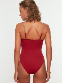 Одяг для пляжу Trendyol модель TBESS21MA0047/Bordo Фото