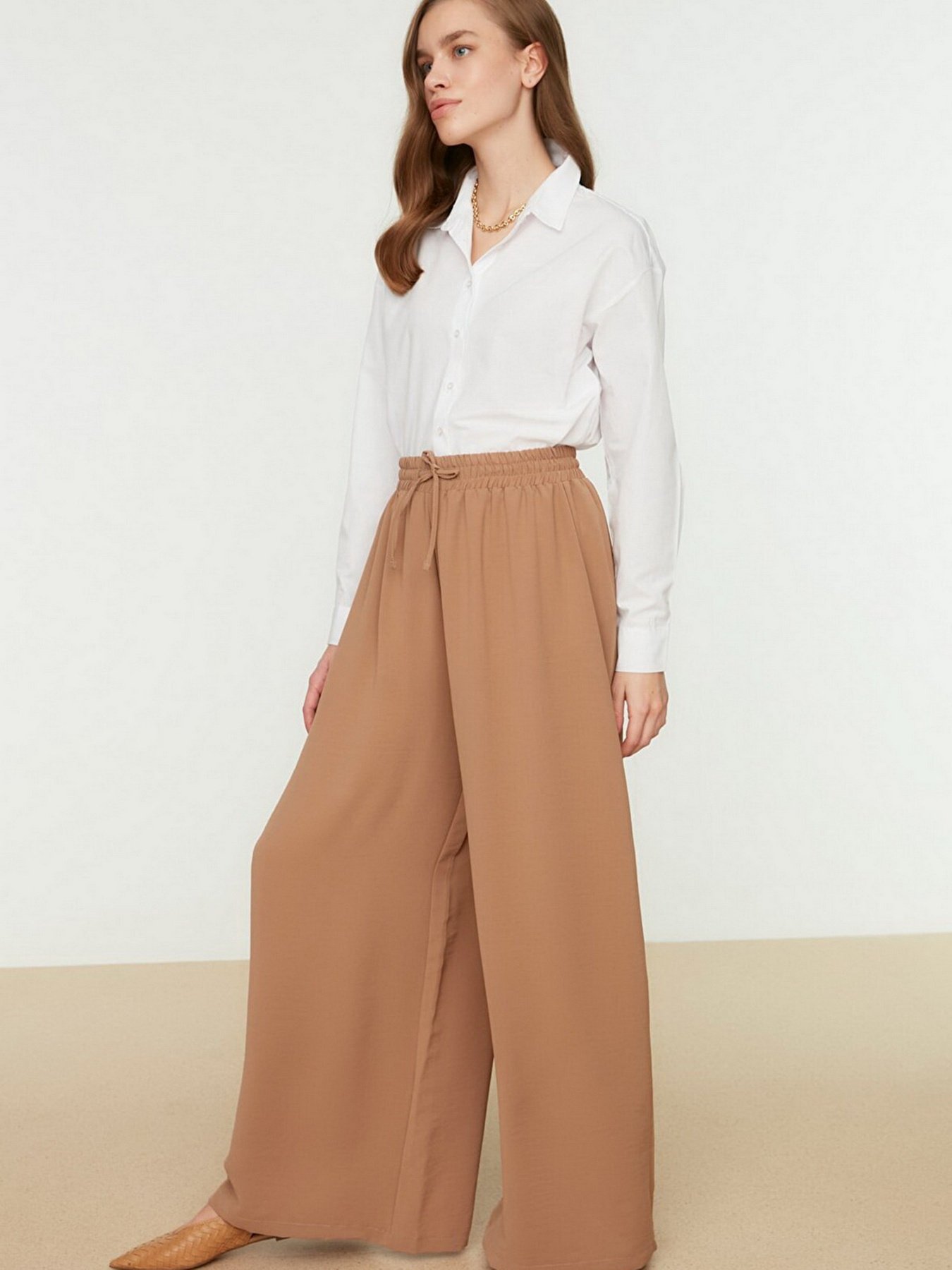 Штани Trendyol модель TCTSS22PL0240/Vizon Штани Trendyol модель TCTSS22PL0240/Vizon Фото