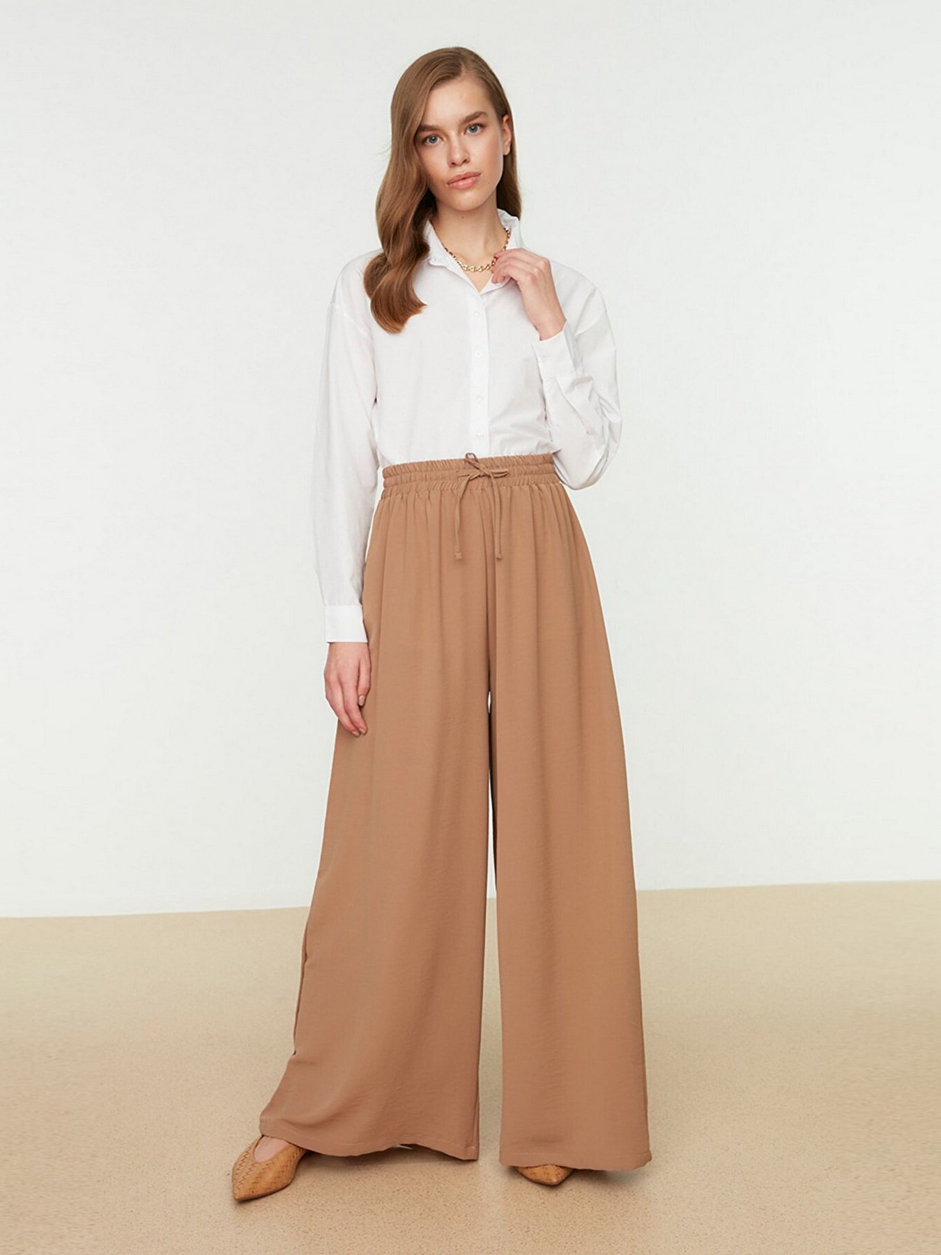 Штани Trendyol модель TCTSS22PL0240/Vizon Штани Trendyol модель TCTSS22PL0240/Vizon Фото