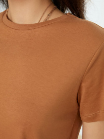 Футболки і поло Trendyol модель TWOSS20TS0141/Camel-Beyaz Фото