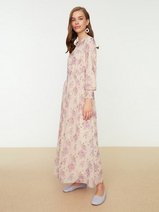 Платья Trendyol модель TCTSS22EB0145/Ekru Фото