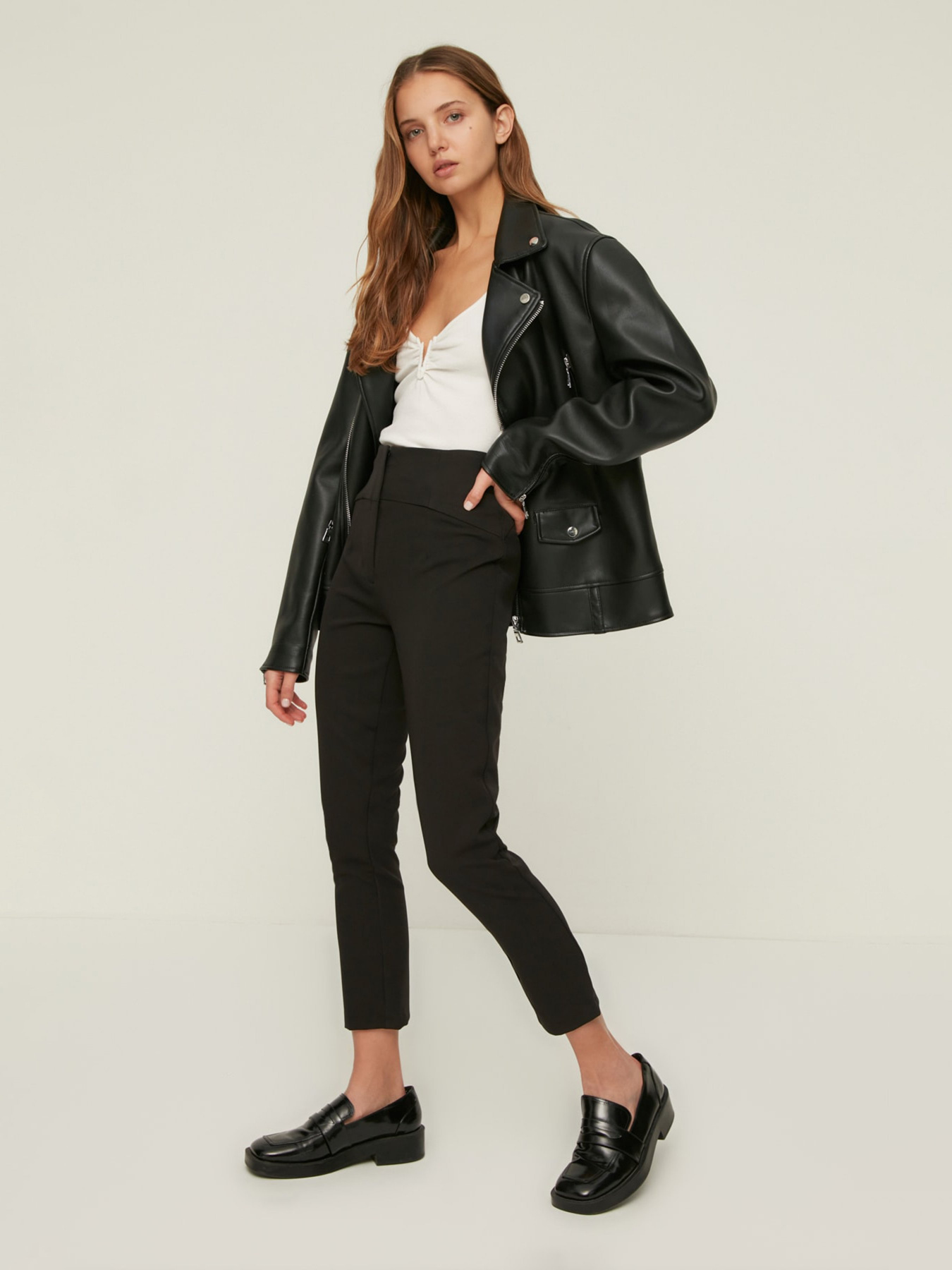 Брюки Trendyol модель TWOSS20PL0388/Siyah Фото