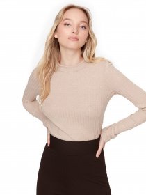 Свитры и кардиганы Trendyol модель TWOAW20BZ0200/Bej Фото