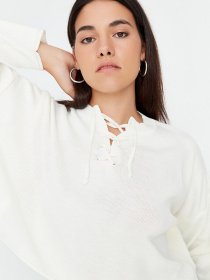 Свитры и кардиганы Trendyol модель TWOAW23KZ01699/Ekru Фото