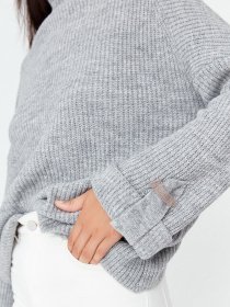 Свитры и кардиганы Trendyol модель TWOAW23KZ01390/Gri Фото