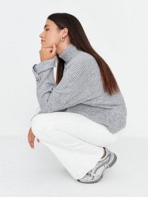 Свитры и кардиганы Trendyol модель TWOAW23KZ01390/Gri Фото