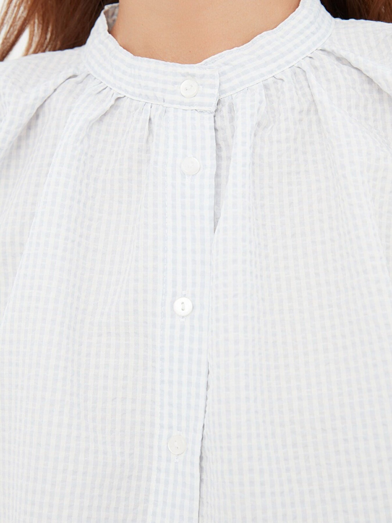 Сорочки Trendyol модель TWOAW21GO0114/Gri Сорочки Trendyol модель TWOAW21GO0114/Gri Фото