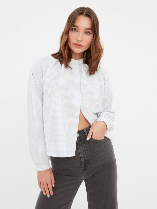 Рубашки Trendyol модель TWOAW21GO0114/Gri Фото