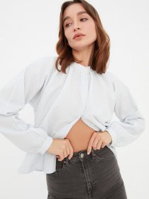 Сорочки Trendyol модель TWOAW21GO0114/Gri Фото