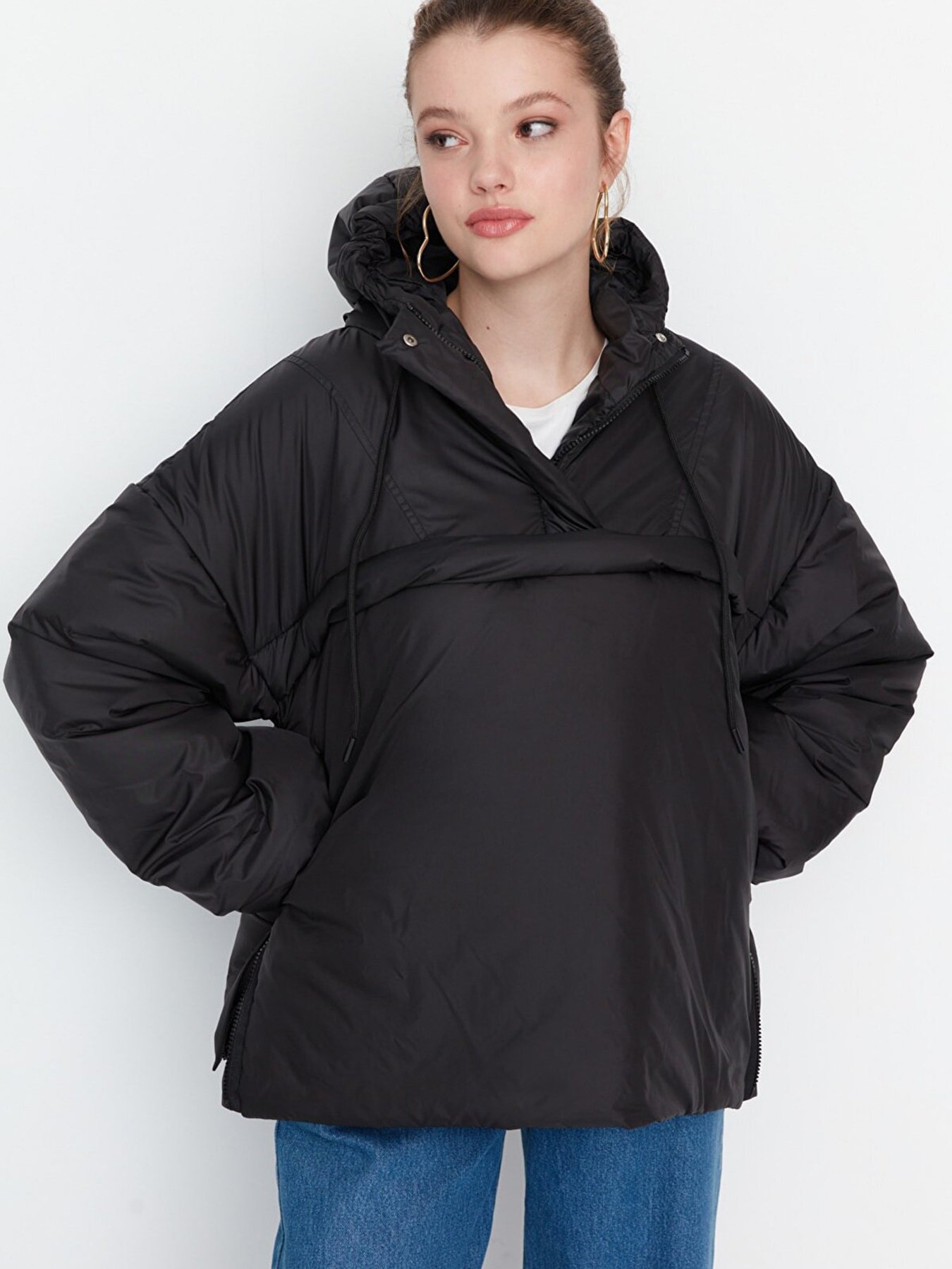Куртки та дублянки Trendyol модель TWOAW23MO00194/Siyah Куртки та дублянки Trendyol модель TWOAW23MO00194/Siyah Фото