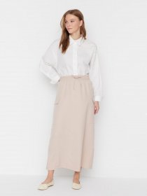 Юбки Trendyol модель TCTSS23EE00012/Krem Фото