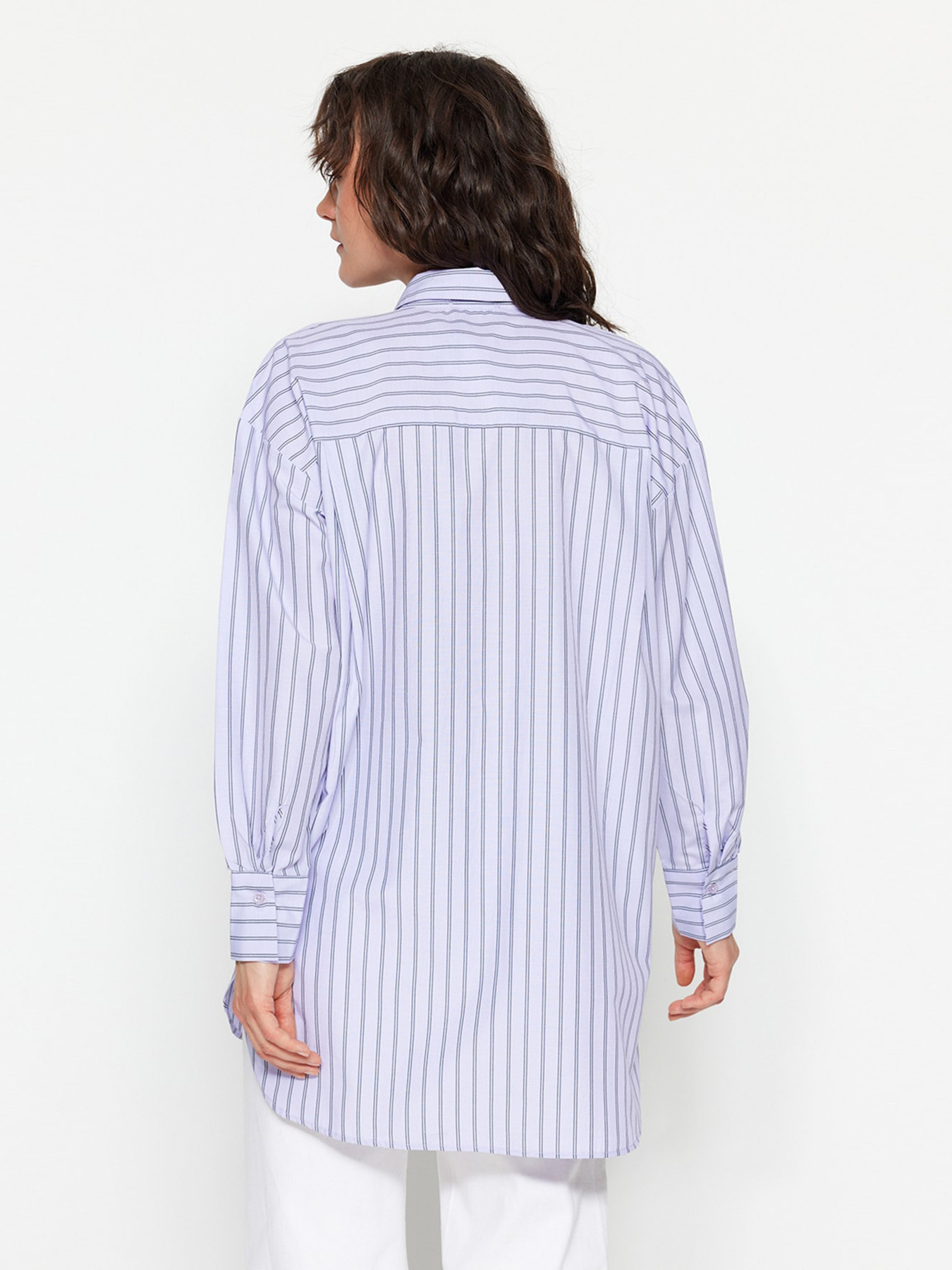 Рубашки Trendyol модель TCTSS23TG00004/Lila Рубашки Trendyol модель TCTSS23TG00004/Lila Фото