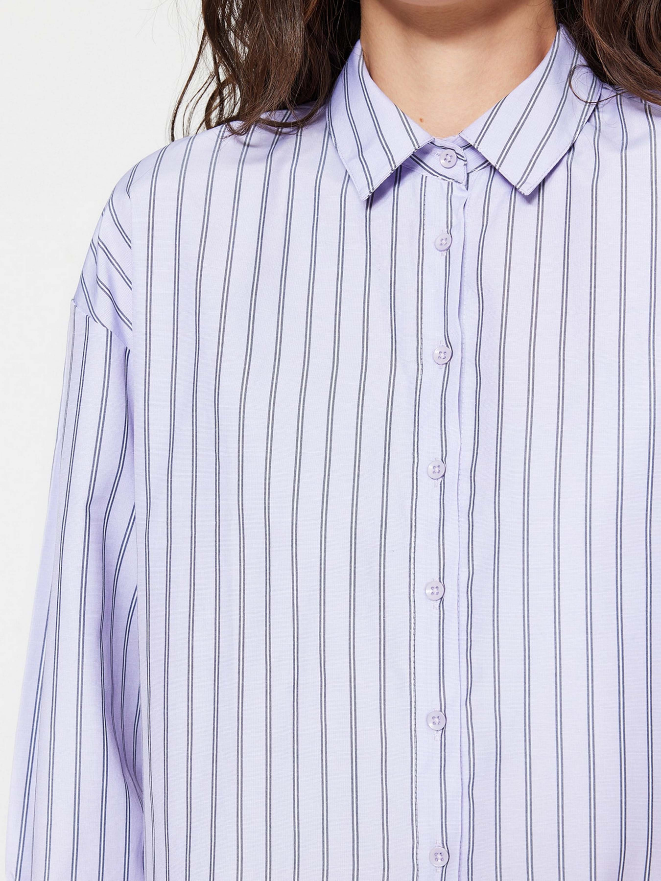Рубашки Trendyol модель TCTSS23TG00004/Lila Рубашки Trendyol модель TCTSS23TG00004/Lila Фото