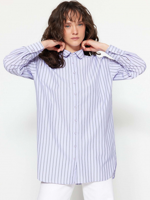 Рубашки Trendyol модель TCTSS23TG00004/Lila Фото