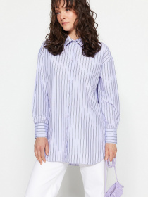 Рубашки Trendyol модель TCTSS23TG00004/Lila Фото