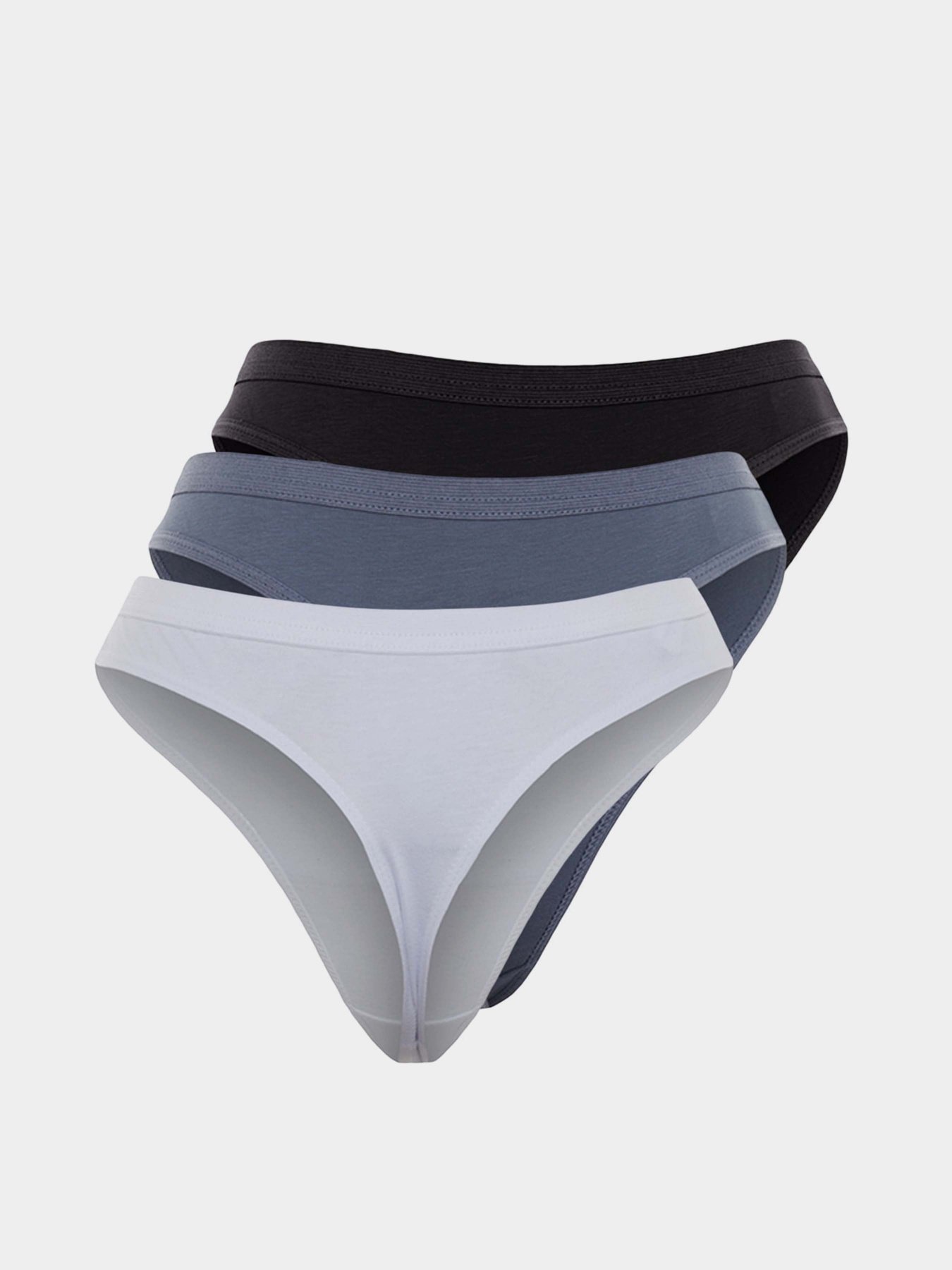 Нижнее белье Trendyol модель THMSS23KU00045/Gri-Siyah-Beyaz Нижнее белье Trendyol модель THMSS23KU00045/Gri-Siyah-Beyaz Фото