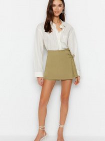 Юбки Trendyol модель TWOAW21SR0038/Haki Фото