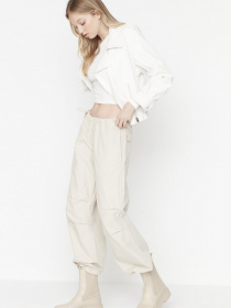 Брюки Trendyol модель TWOAW23JE00738/Bej Фото