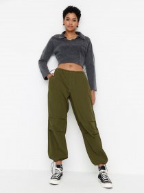 Брюки Trendyol модель TWOAW23JE00738/Haki Фото