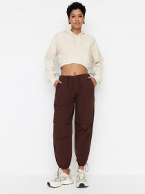 Брюки Trendyol модель TWOAW23JE00738/Kahverengi Фото