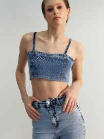 Футболки і поло Trendyol модель TWOSS23BS00016/Mavi Фото