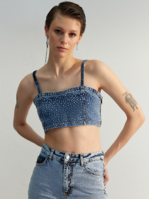Футболки и поло Trendyol модель TWOSS23BS00016/Mavi Фото