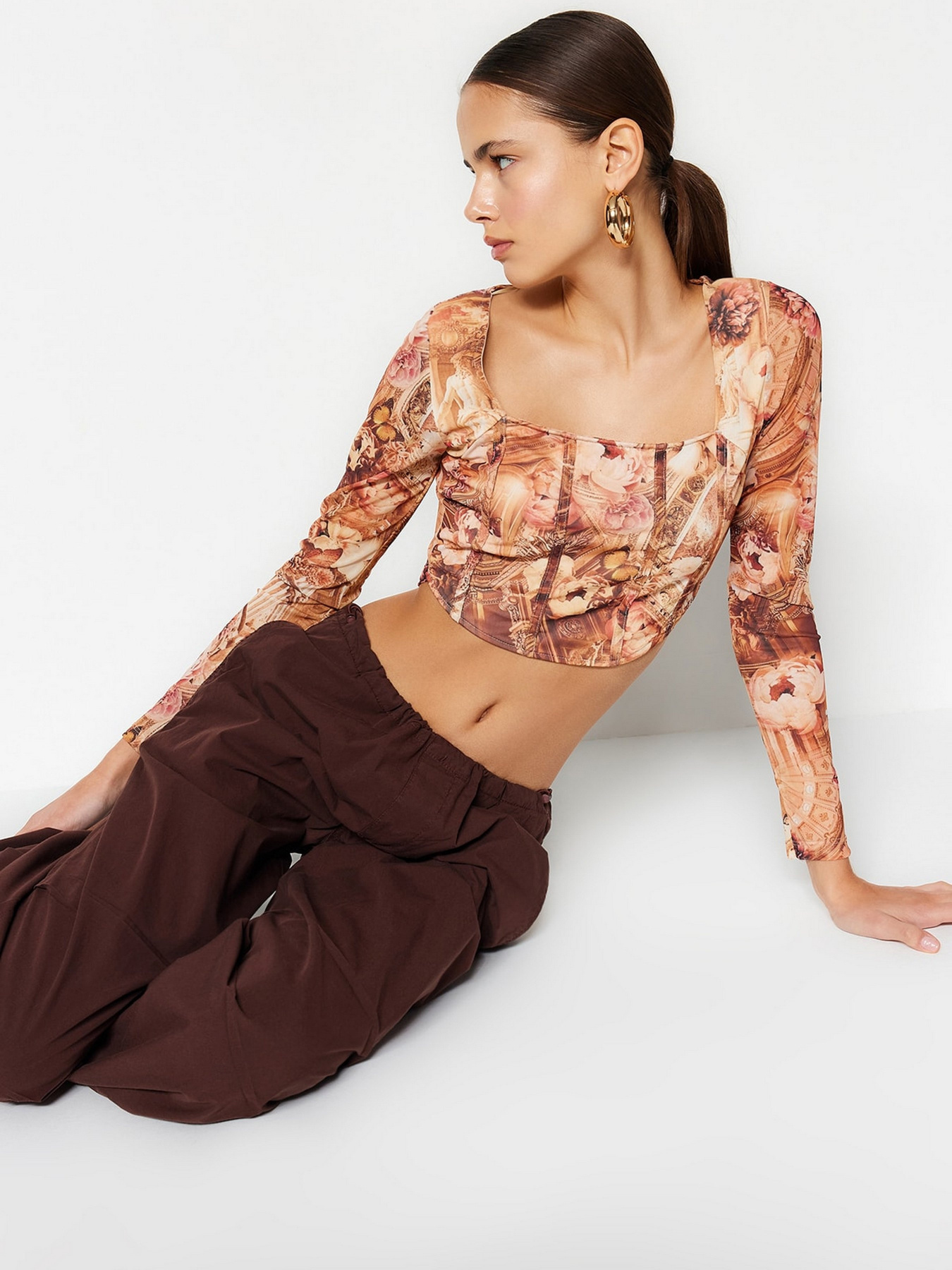 Футболки і поло Trendyol модель TWOSS23BZ00395/Turuncu Фото