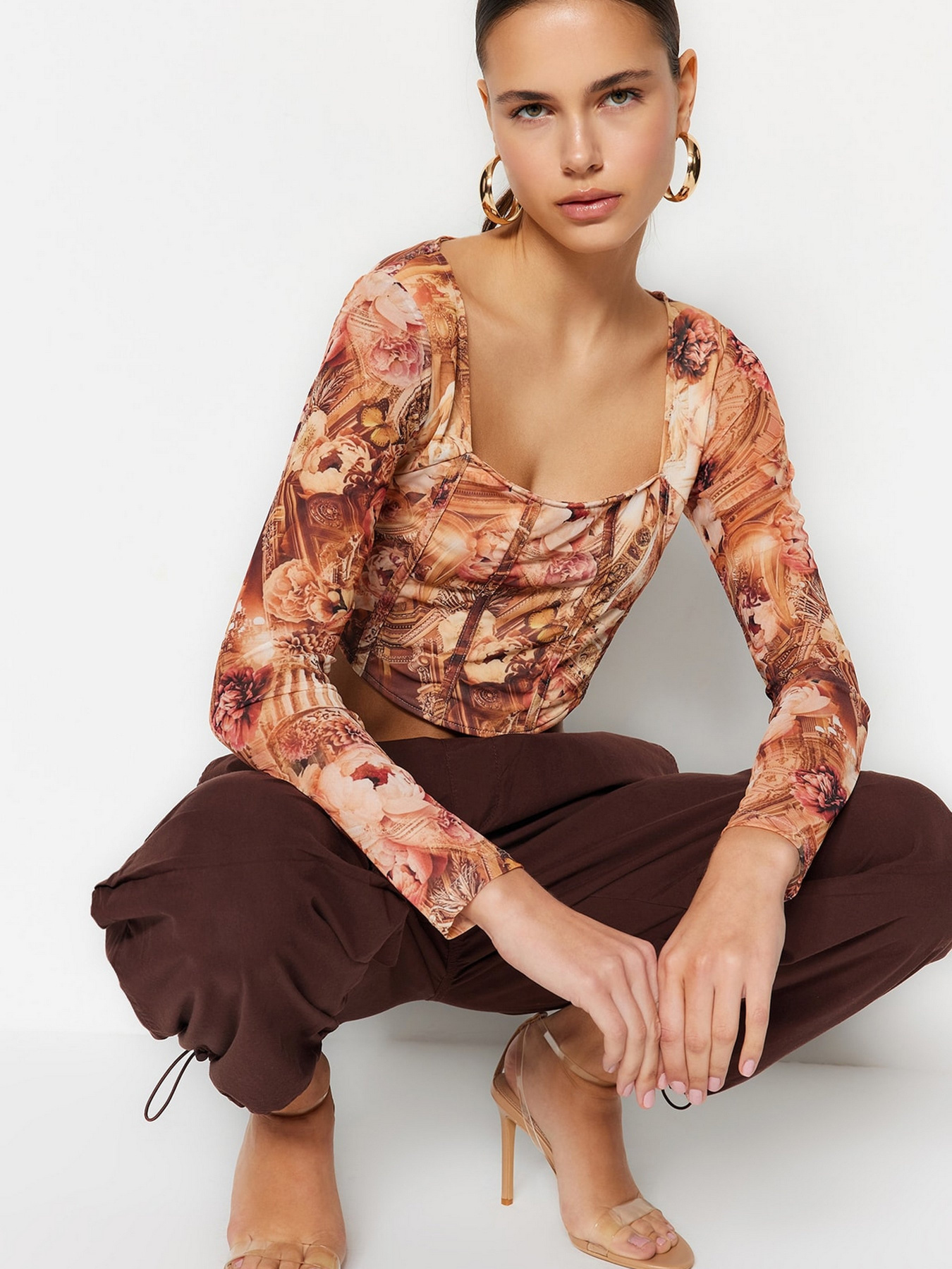 Футболки і поло Trendyol модель TWOSS23BZ00395/Turuncu Фото