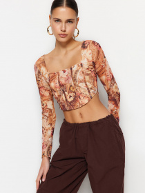 Футболки и поло Trendyol модель TWOSS23BZ00395/Turuncu Фото