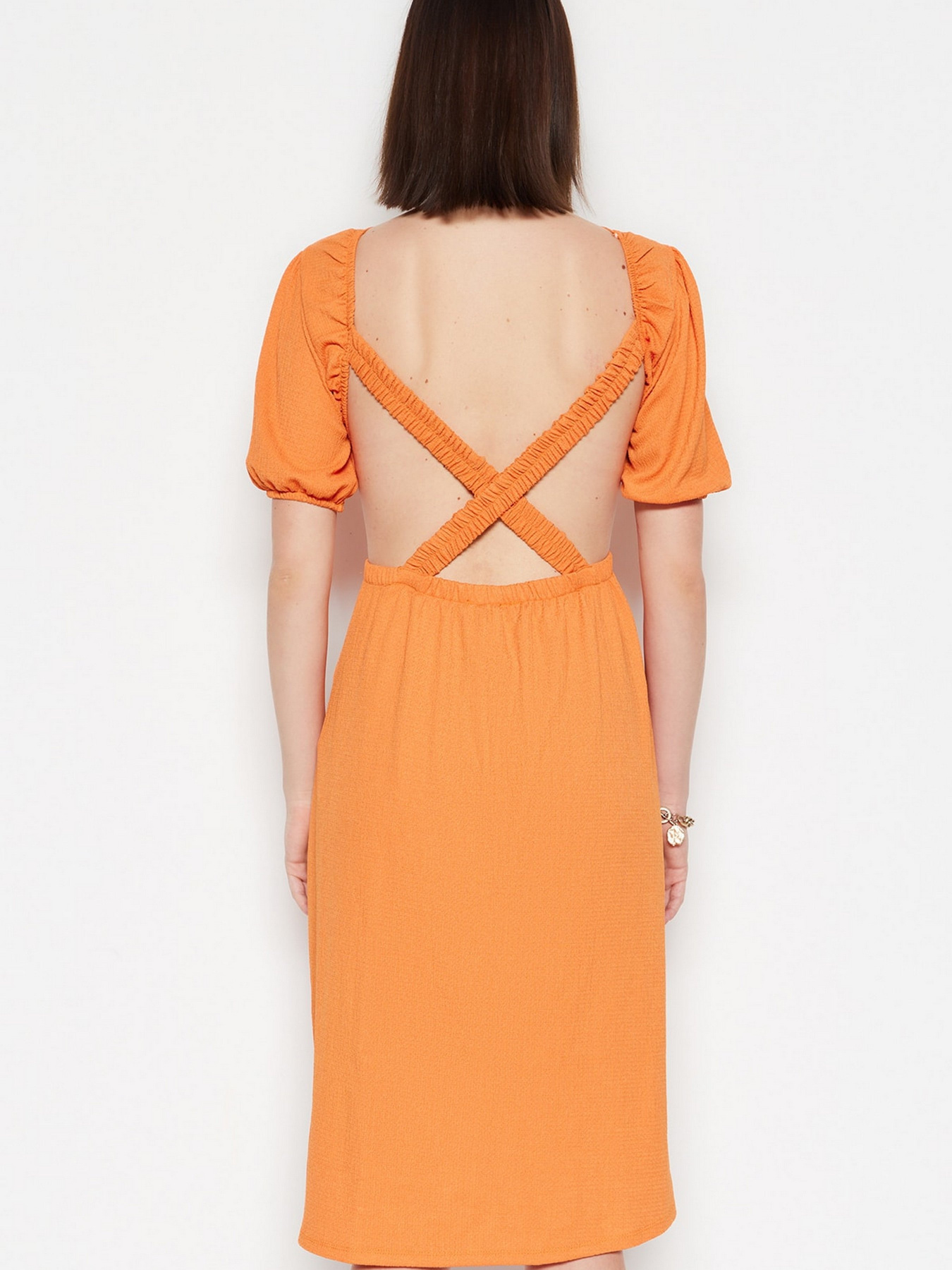 Сукні Trendyol модель TWOSS23EL01595/Turuncu Фото