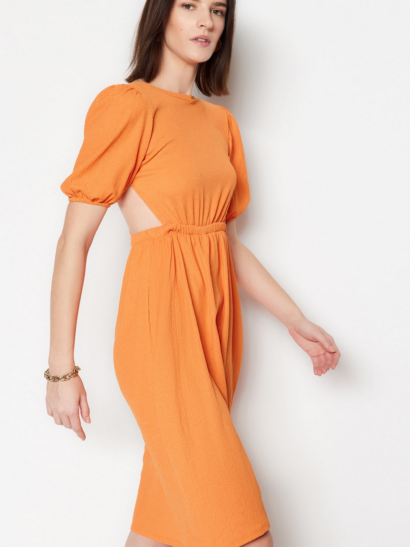 Сукні Trendyol модель TWOSS23EL01595/Turuncu Фото