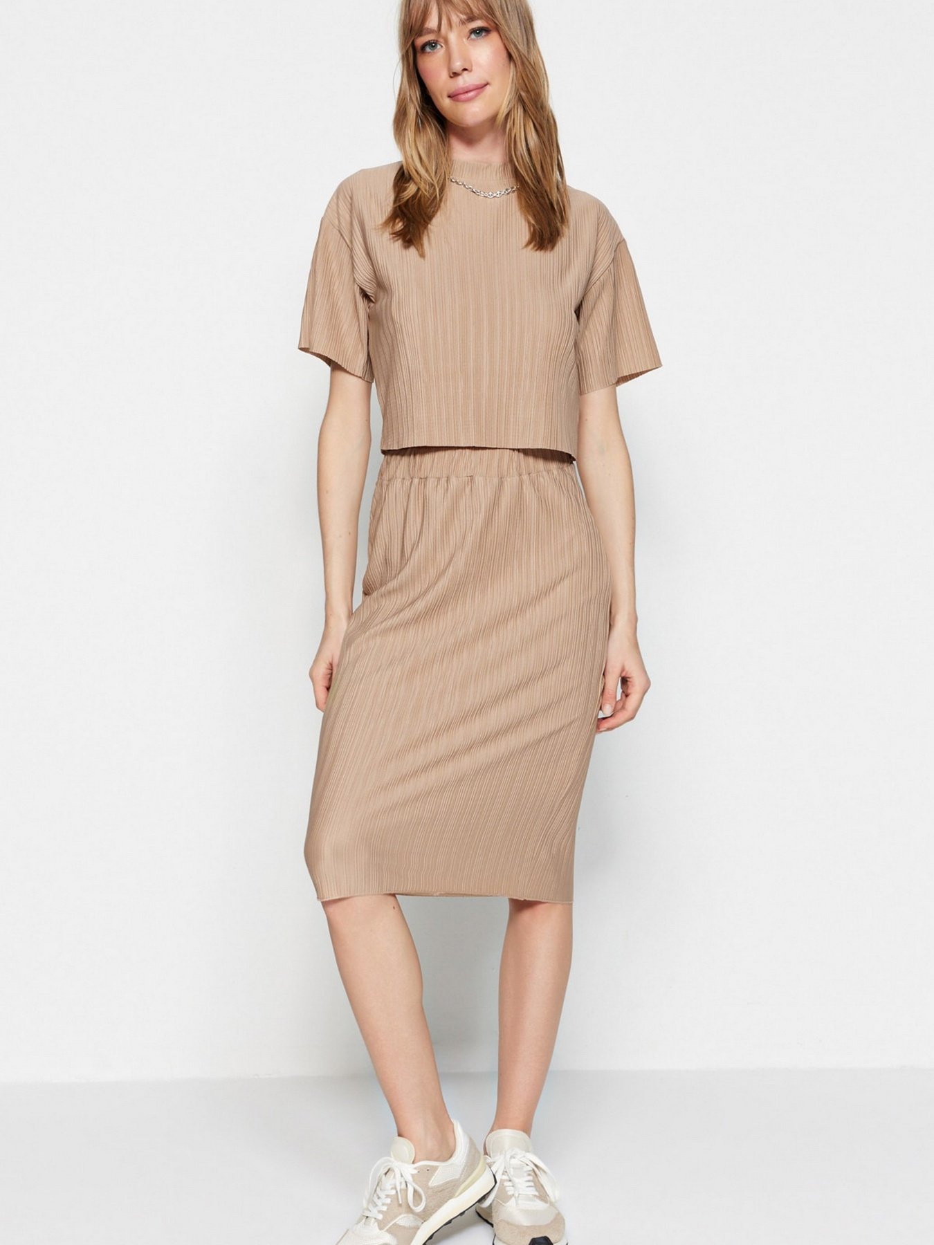 Юбки Trendyol модель TWOSS23ET00099/Vizon Фото