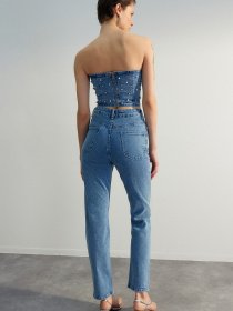 Джинсы Trendyol модель TWOSS23JE00217/Mavi Фото