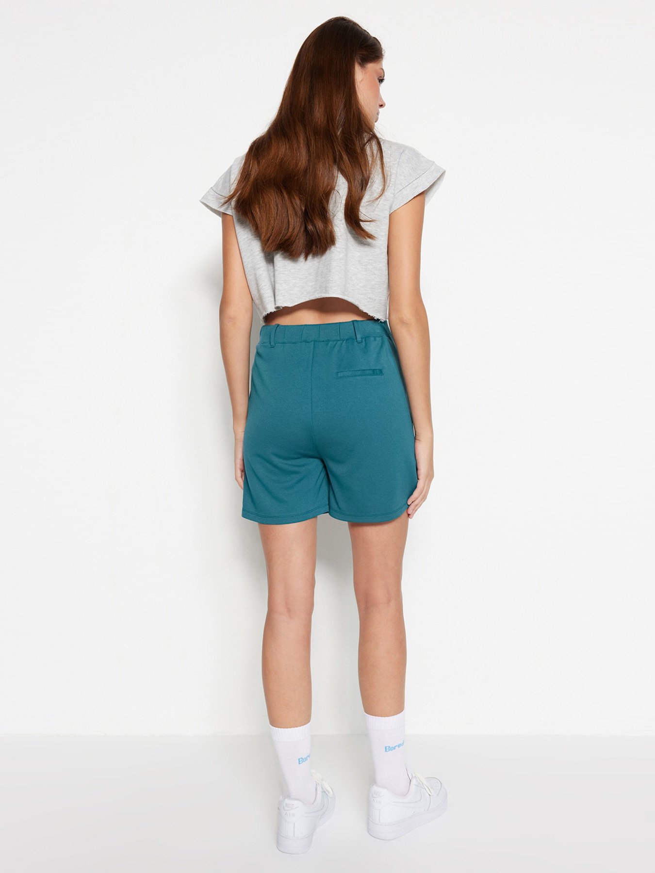 Шорти Trendyol модель TWOSS23SR00068/Petrol Фото