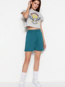 Шорти Trendyol модель TWOSS23SR00068/Petrol Фото