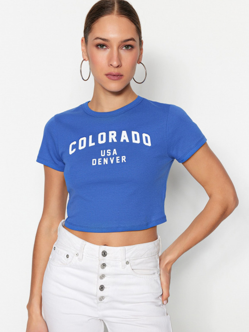 Футболки и поло Trendyol модель TWOSS23TS00101/Saks Фото