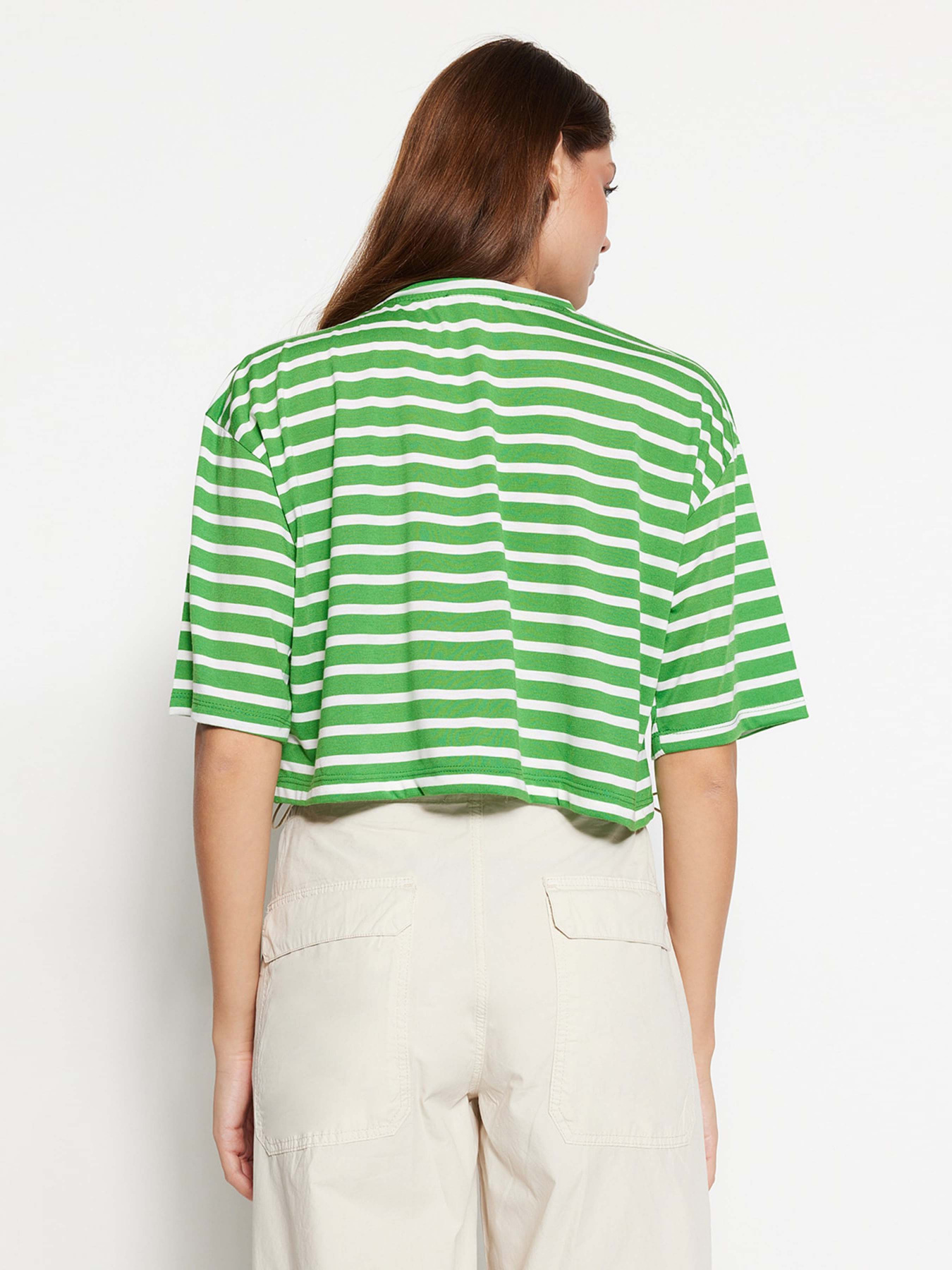 Футболки і поло Trendyol модель TWOSS23TS00136/Yesil Футболки і поло Trendyol модель TWOSS23TS00136/Yesil Фото