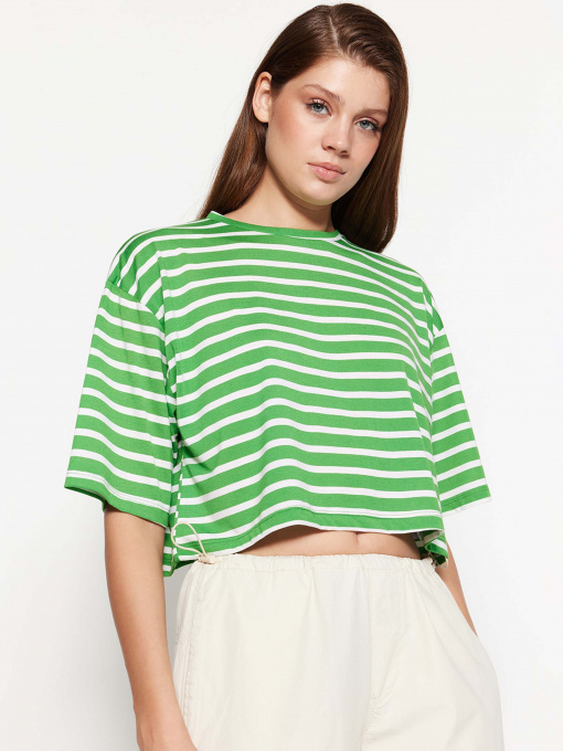Футболки и поло Trendyol модель TWOSS23TS00136/Yesil Фото