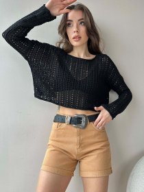Сорочки Trend Alacati Stili модель ALC-X9960SİYAH Фото