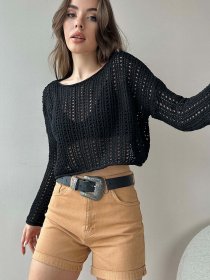 Сорочки Trend Alacati Stili модель ALC-X9960SİYAH Фото