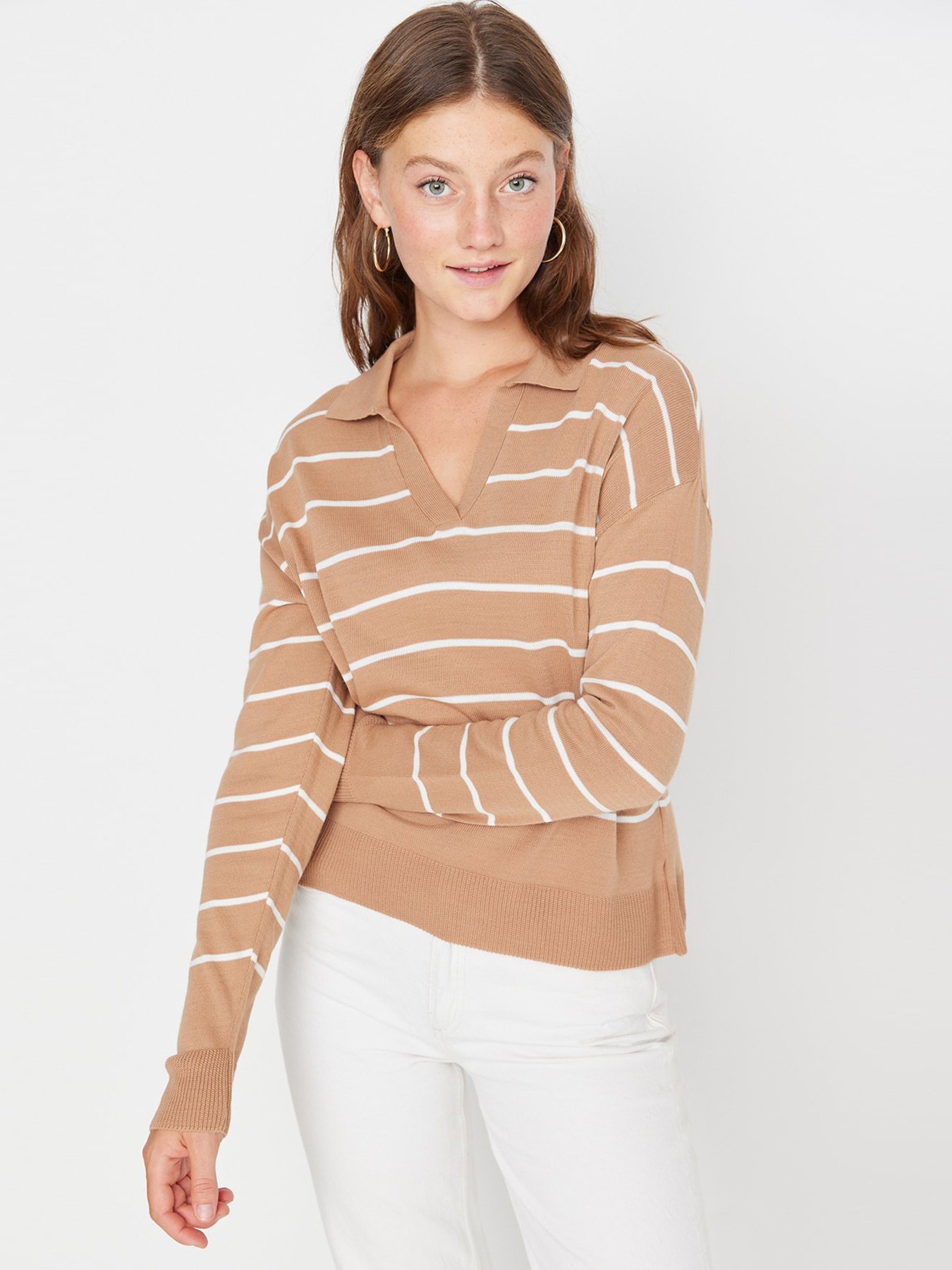 Свитры и кардиганы Trendyol модель TWOAW22KZ0735/Camel Фото