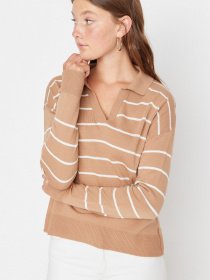 Свитры и кардиганы Trendyol модель TWOAW22KZ0735/Camel Фото