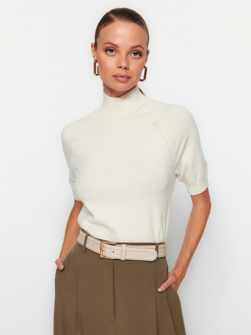 Свитры и кардиганы Trendyol модель TWOAW24BZ00005/Ekru Фото